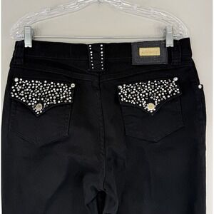 LAWMAN Western‎ Jeans Women's 11 (31x29) Rhinestone Bling Jeweled Stretch Denim